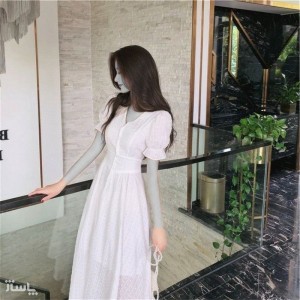 پیراهن نخ برجسته مجلسی