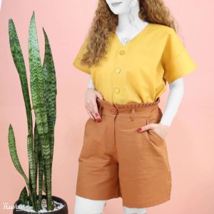 شومیز و شلوارک زنانه002