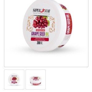 کرم مرطوب کننده کاسه ای حاوی روغن هسته انگور سوپراستار-136213