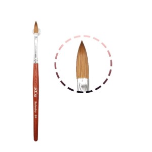 قلم کاشت ناخن اشکی شماره 8 کولینسکی Kolinsky(موی طبیعی سمور)