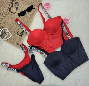 ست کراپ نیم تنه و شورت ویکتوریا سکرت-103757