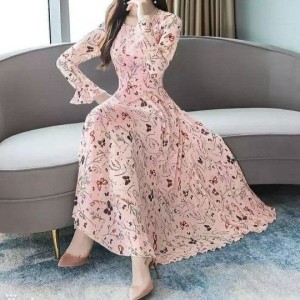 پیراهن حریر آستردار