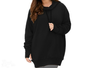 هودی کلاهدار پاییزه سایز بزرگ زنانه-119397