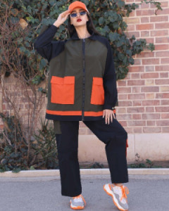 مانتو شلوار مدل ست اسپرت بگ-95226