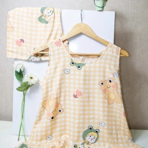 ست تاپ شلوار نخی وارداتی با کیفیت