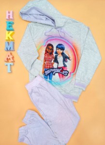 هودی شلوار دخترانه کفشدوزکی