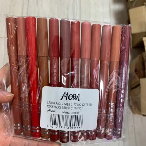 پک رژ لب مدادی 12 عددی مودا MODA-129025