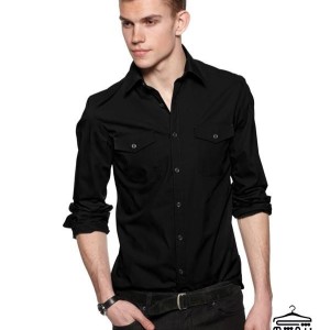 پیراهن مشکی مردانه-106796