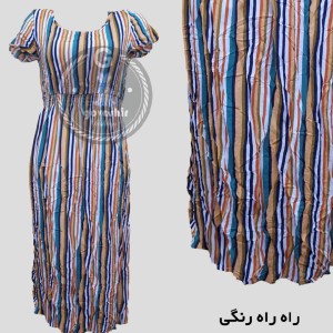 پیراهن ساحلی نخی وارداتی