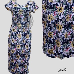 پیراهن ساحلی نخی وارداتی