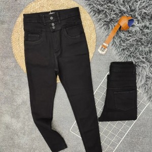 شلوار گن دار مشکی پرکلاغی ترک فول کش با ضمانت رنگ