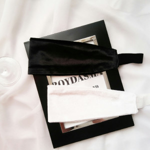 هد بند مخمل سفید مشکی قرمز