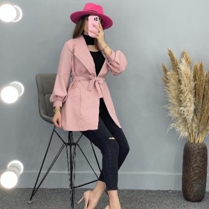 مانتو زنانه کرپ سین مزون مدل ژاکلین